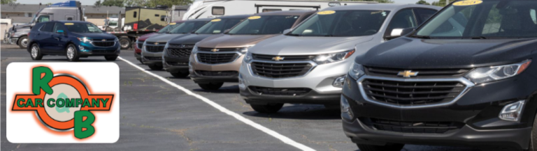 A lineup of affordable used SUVs for sale at R&B Car Company in South Bend, showcasing top models for every lifestyle.